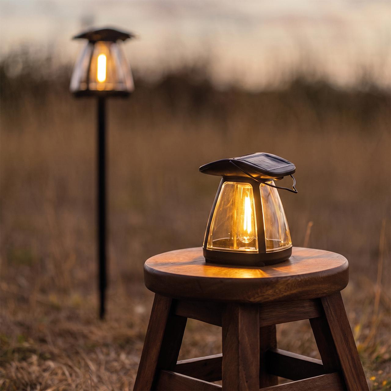 Lingfield Solar Lantern and Garden Light view 3