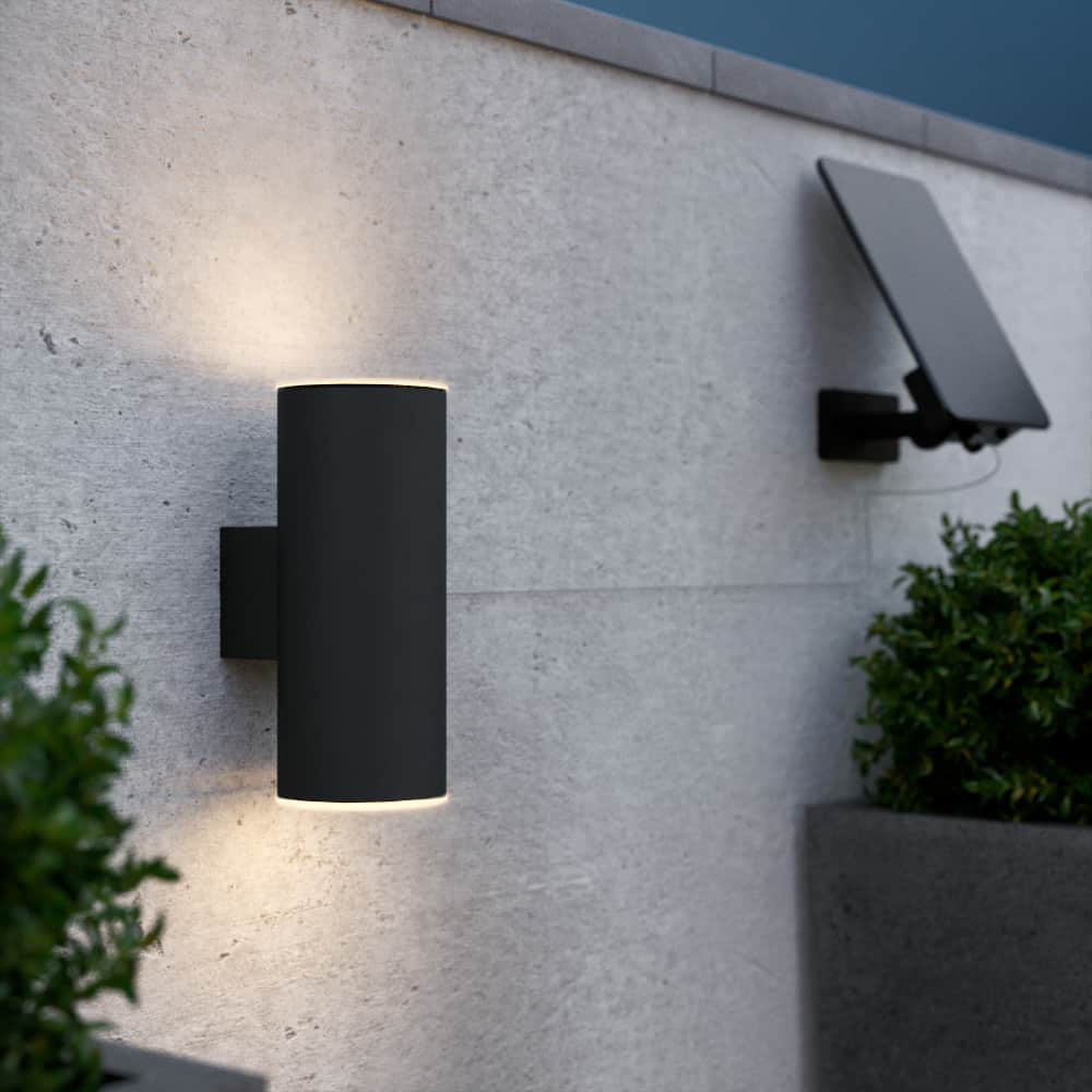 Chester Up & Down Solar Wall Light - Anthracite Edition view 1