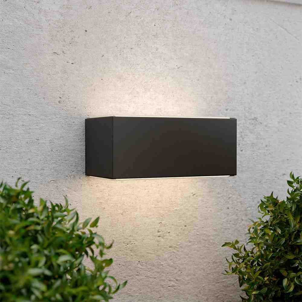 Chelsea Up & Down Solar Wall Light view 1