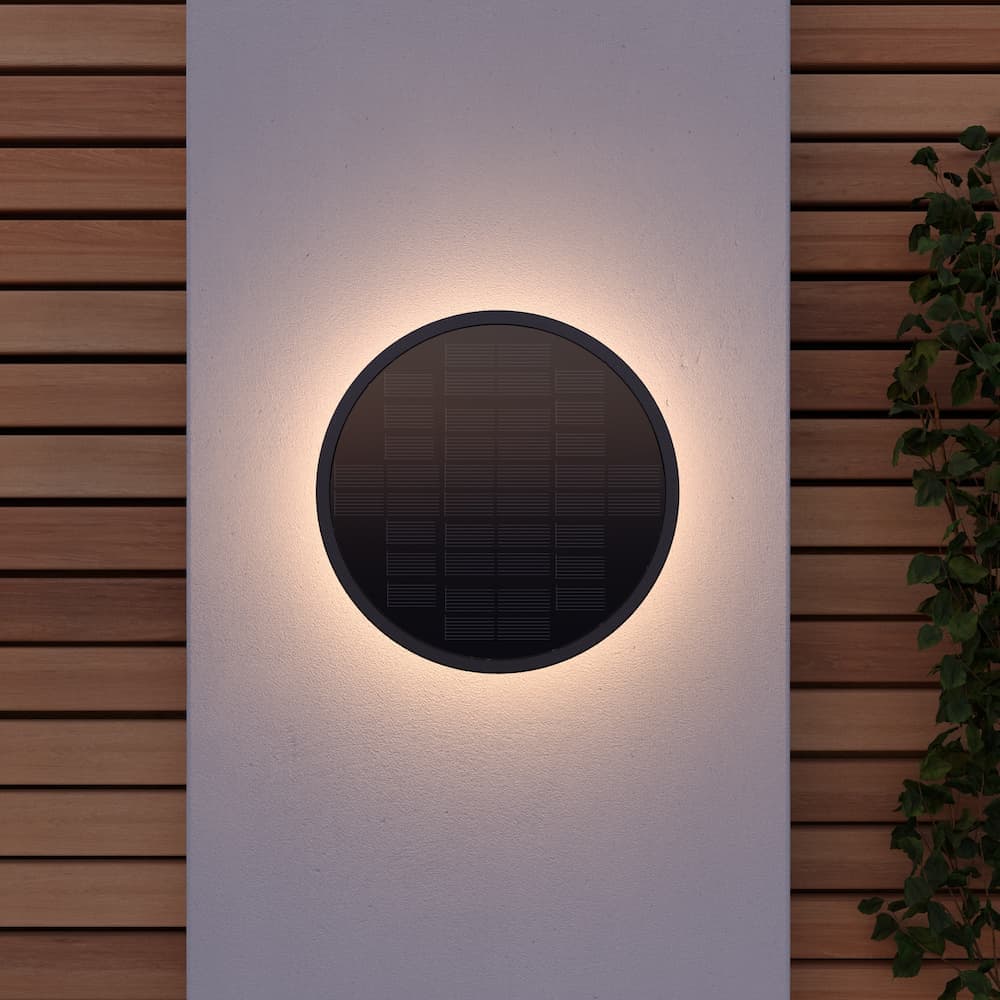 Halo Solar Wall Light view 1