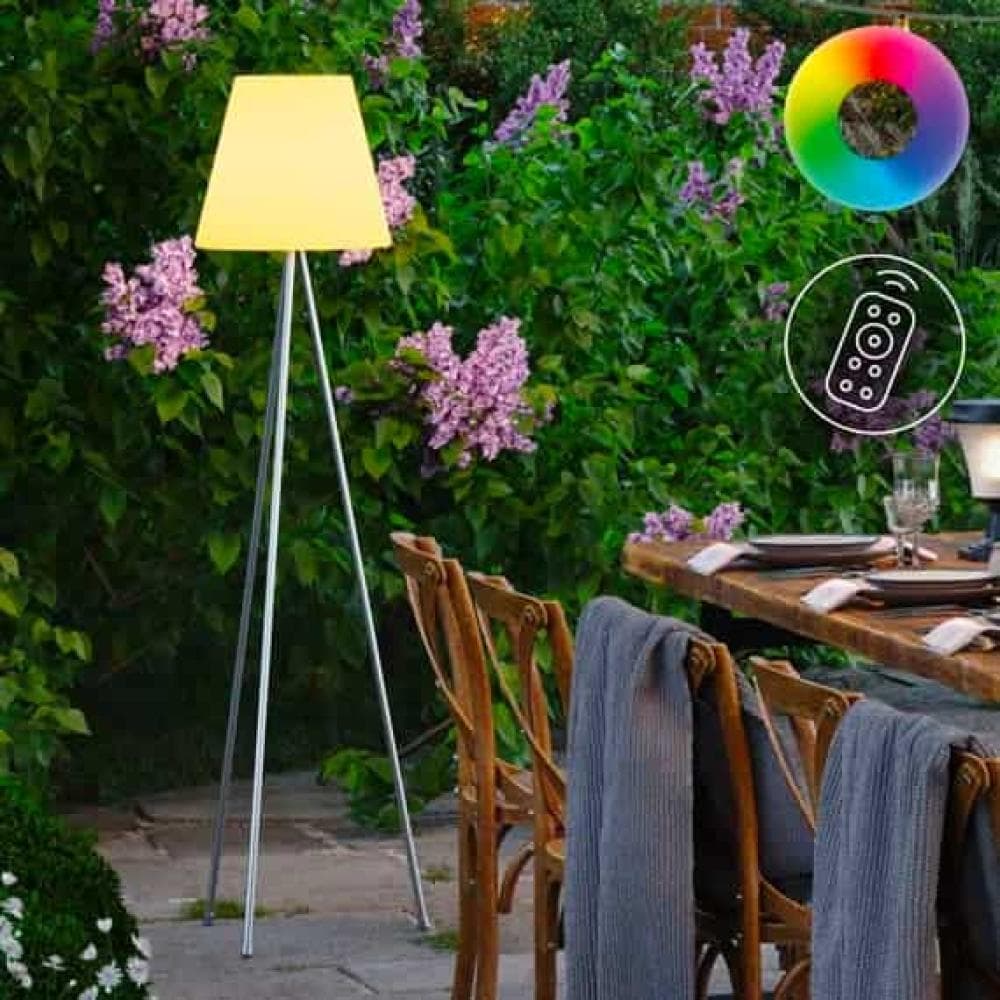 Rosalind Solar USB Floor Lamp view 1