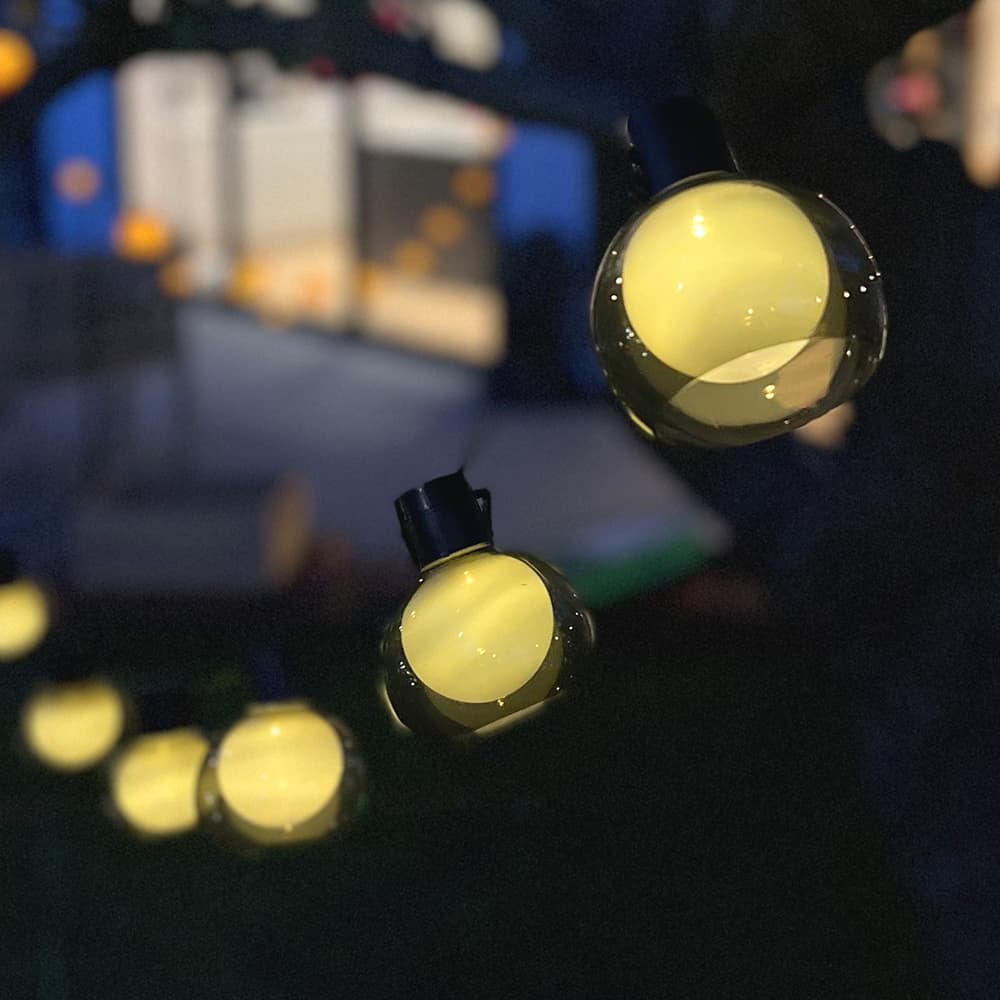 Elan Solar Smoked Festoons Lights - Set Of 20 view 1