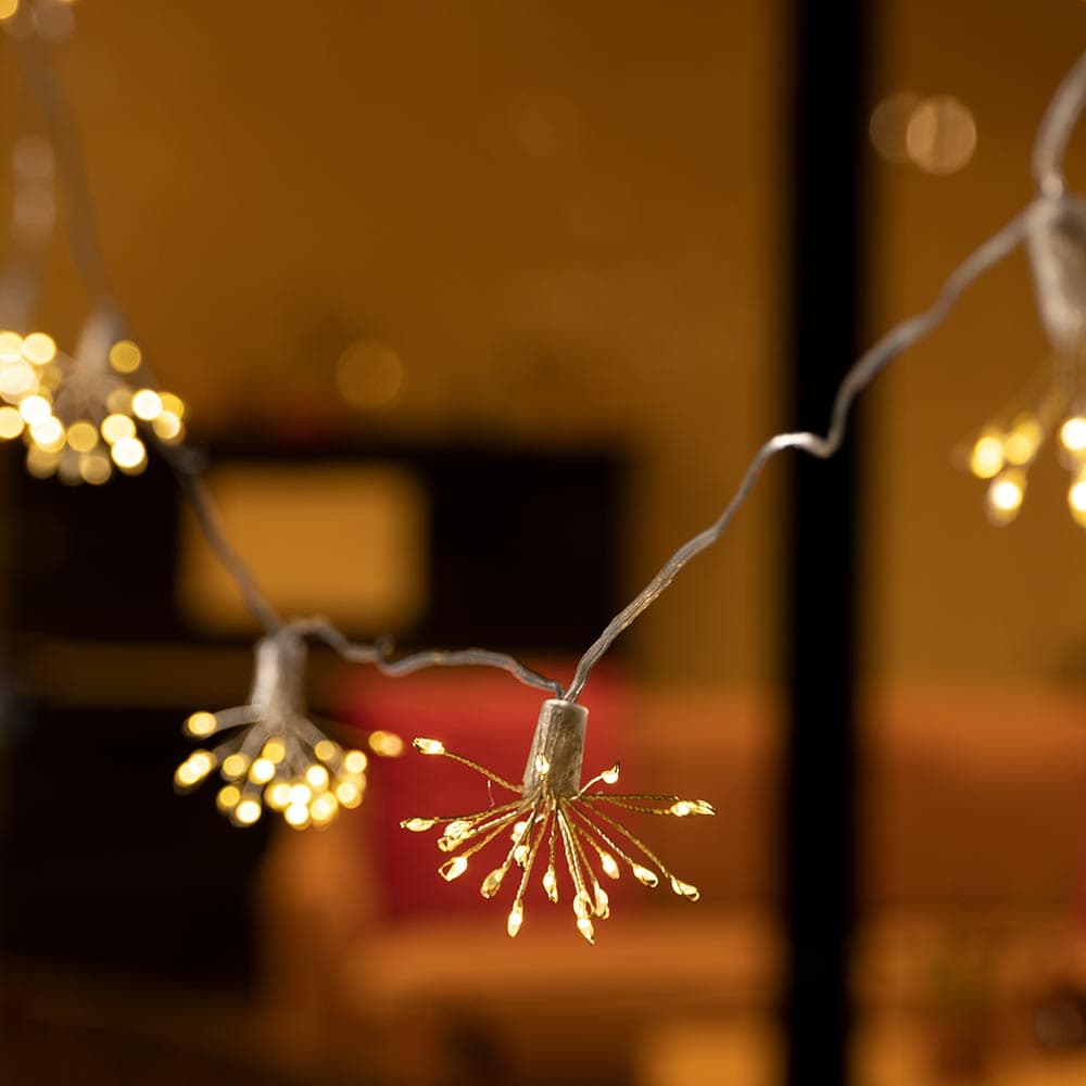Elan Solar Starburst Fairy Lights - Set Of 10 view 1