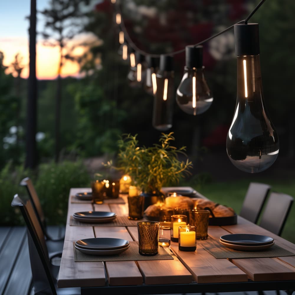 Edinburgh USB Solar Smoked Festoon Lights - Set Of 20 view 1