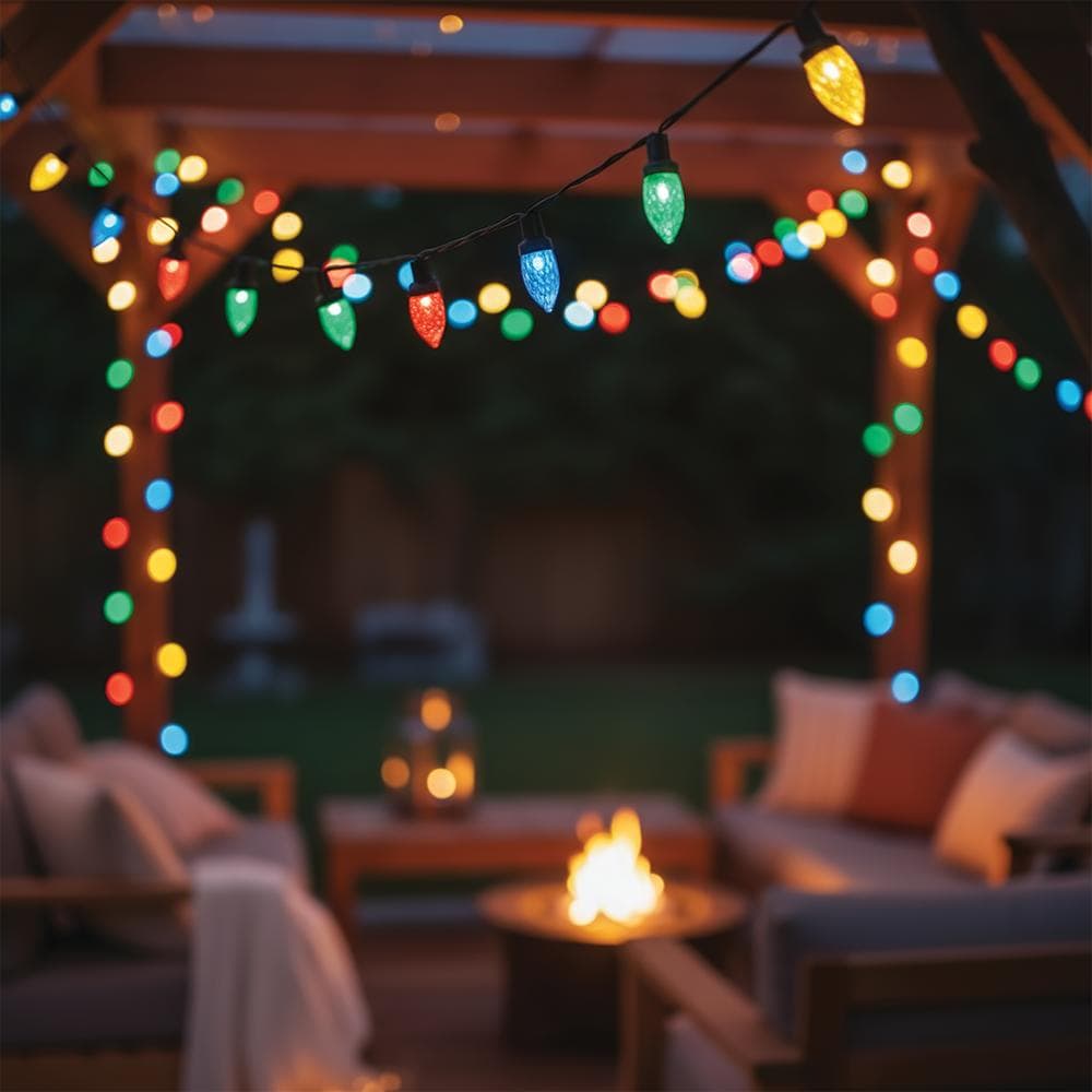 Retro USB Solar Bulbs Set Of 200 - Multicolour view 1