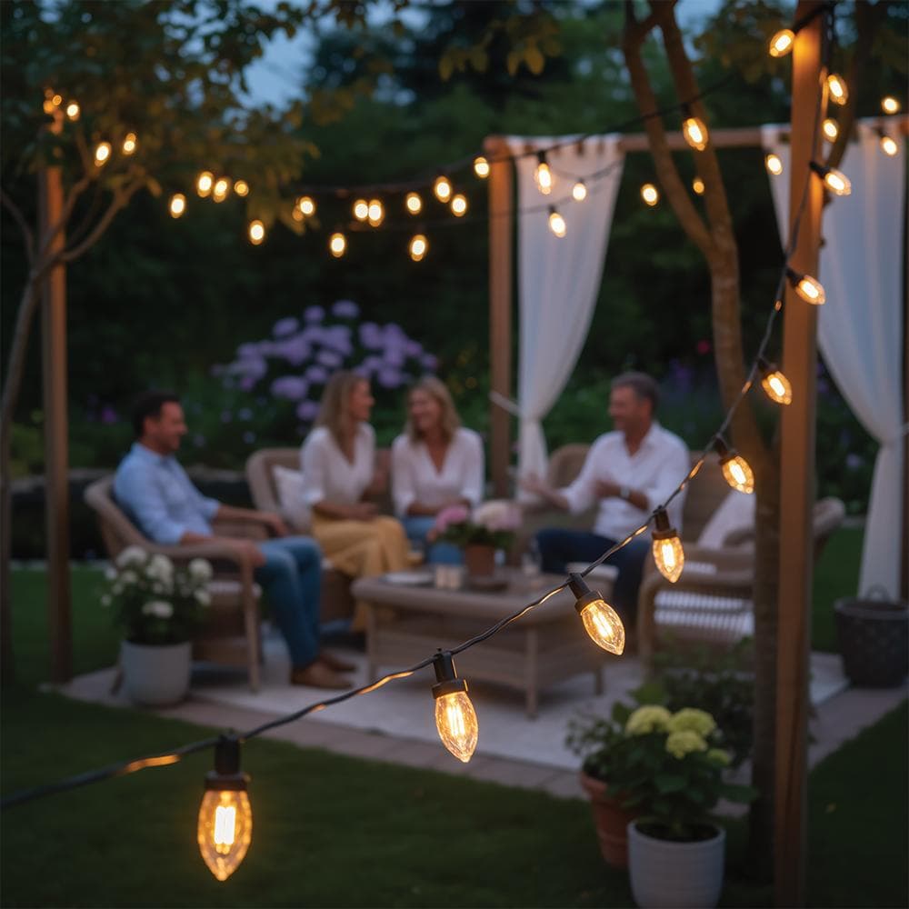 Retro USB Solar Bulbs Set Of 30 - Warm White view 1