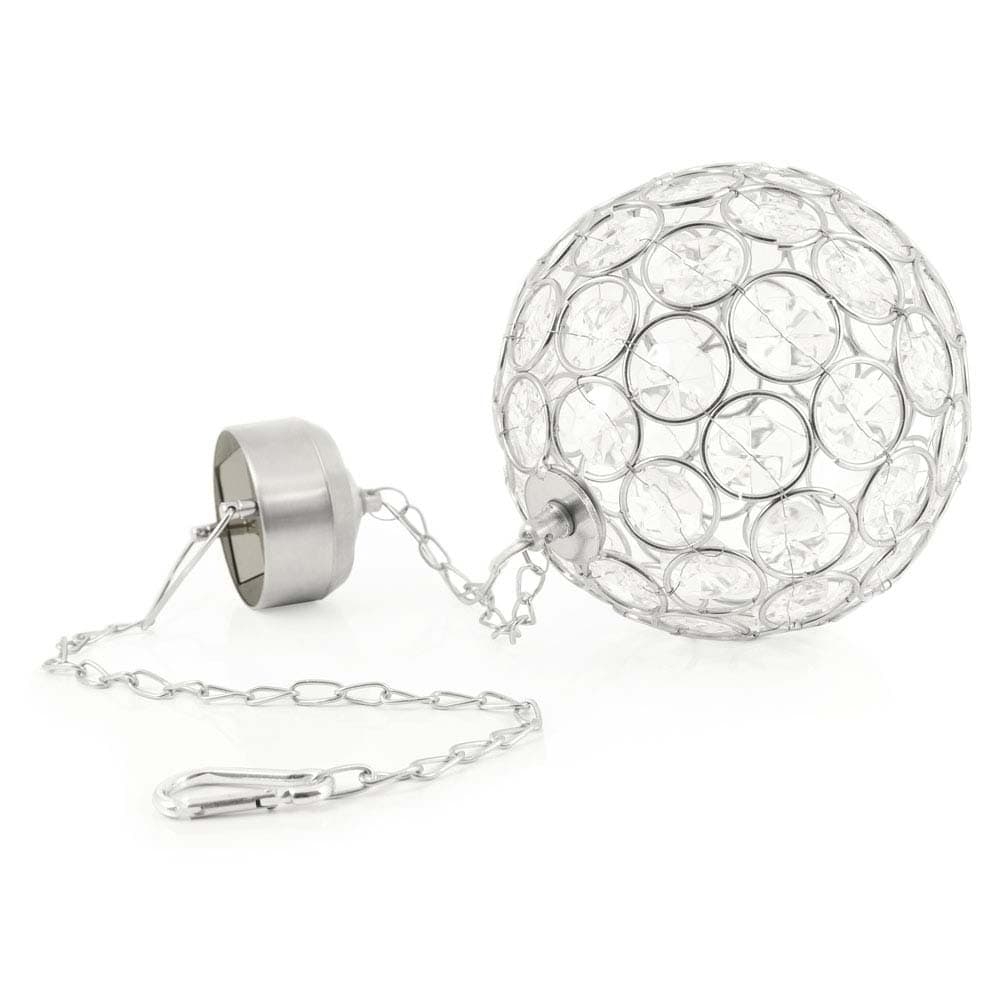 Aria Solar Hanging Crystal Ball Light view 1