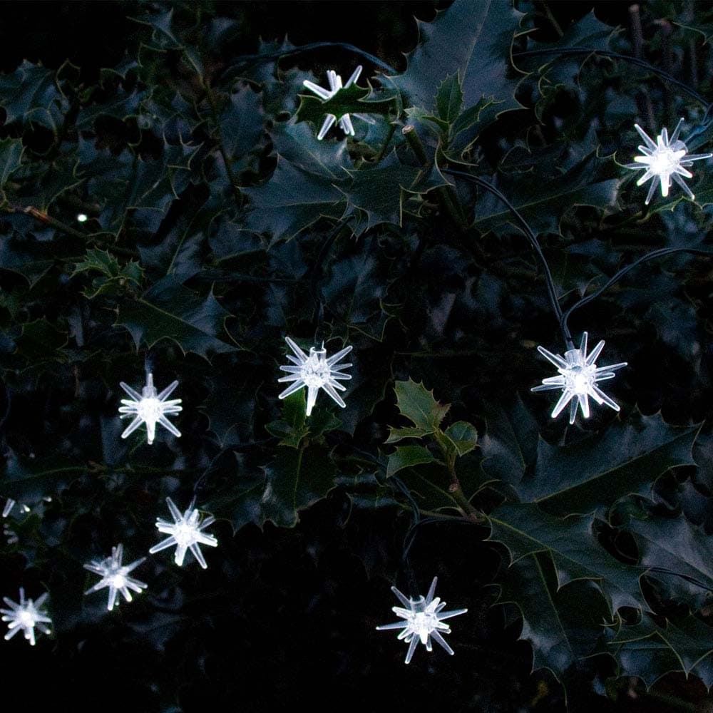Starburst Solar String Lights White view 1