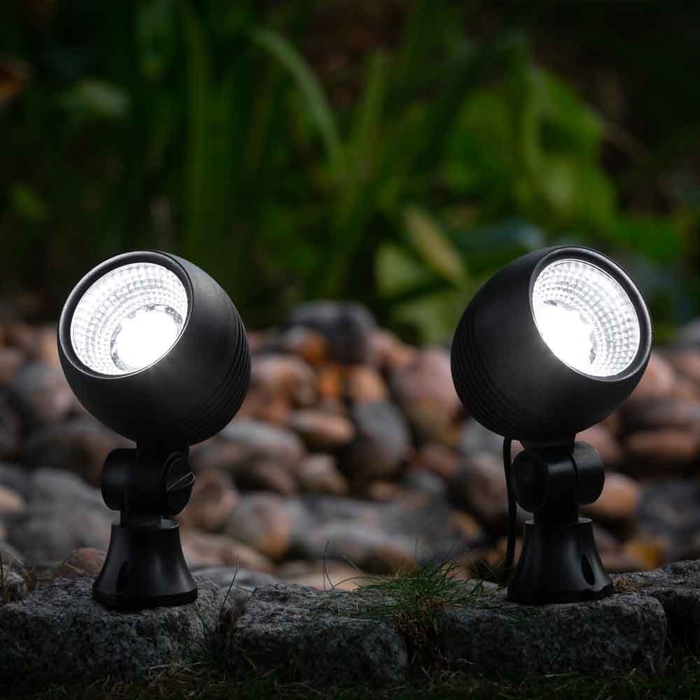 Globe Solar Spotlights (Set Of 2) view 1