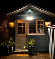 Hadleigh Hanging Solar Wall Light customer photo view 4