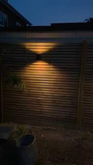 Grantham Up & Down Solar Wall Light customer photo view 12
