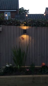Grantham Up & Down Solar Wall Light customer photo view 10