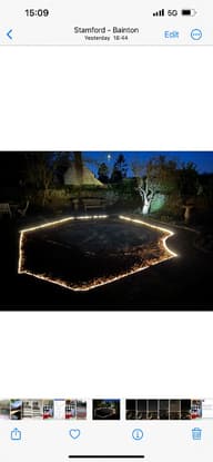 Edge 20M Solar Strip Light - Warm White 960 LEDS customer photo view 12
