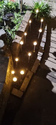 Elan Solar Mushroom Lights - Set Of 12 customer photo view 4
