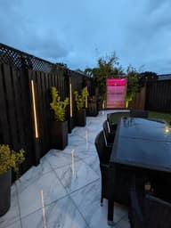 Fluoro Solar USB Post Light customer photo view 1