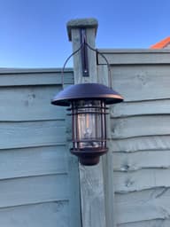 Hadleigh Hanging Solar Wall Light customer photo view 3