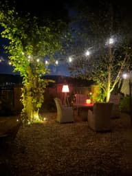 Rosalind Solar USB Floor Lamp customer photo view 2