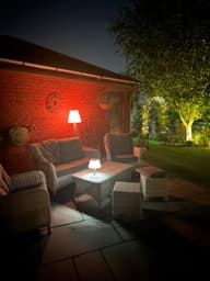 Rosalind Solar USB Floor Lamp customer photo view 1