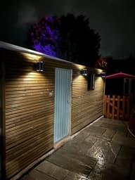 Grantham Up & Down Solar Wall Light customer photo view 4