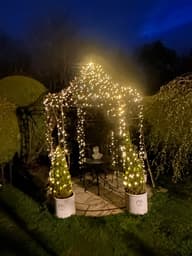 Elan Solar Fairy Lights - Warm White 200 LEDs customer photo view 1