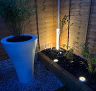 Shard Solar Glow Post Light customer photo view 1