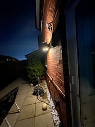 Grantham XL USB Up & Down Solar Wall Light customer photo view 2