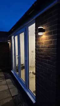 Mayfair Up & Down Solar Wall Light customer photo view 1