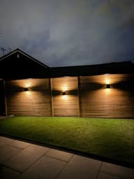 Grantham XL USB Up & Down Solar Wall Light customer photo view 1