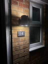 Grantham Up & Down Solar Wall Light customer photo view 2