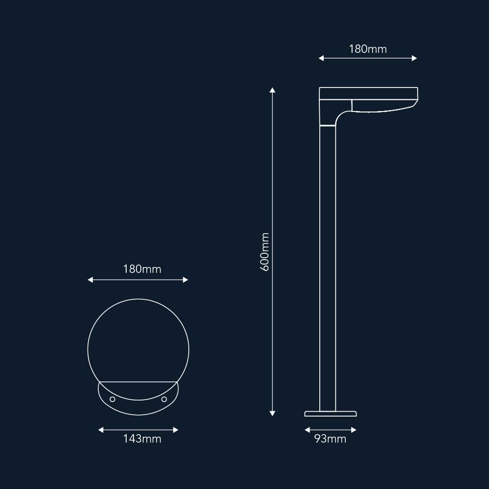 York Solar Bollard Light key features