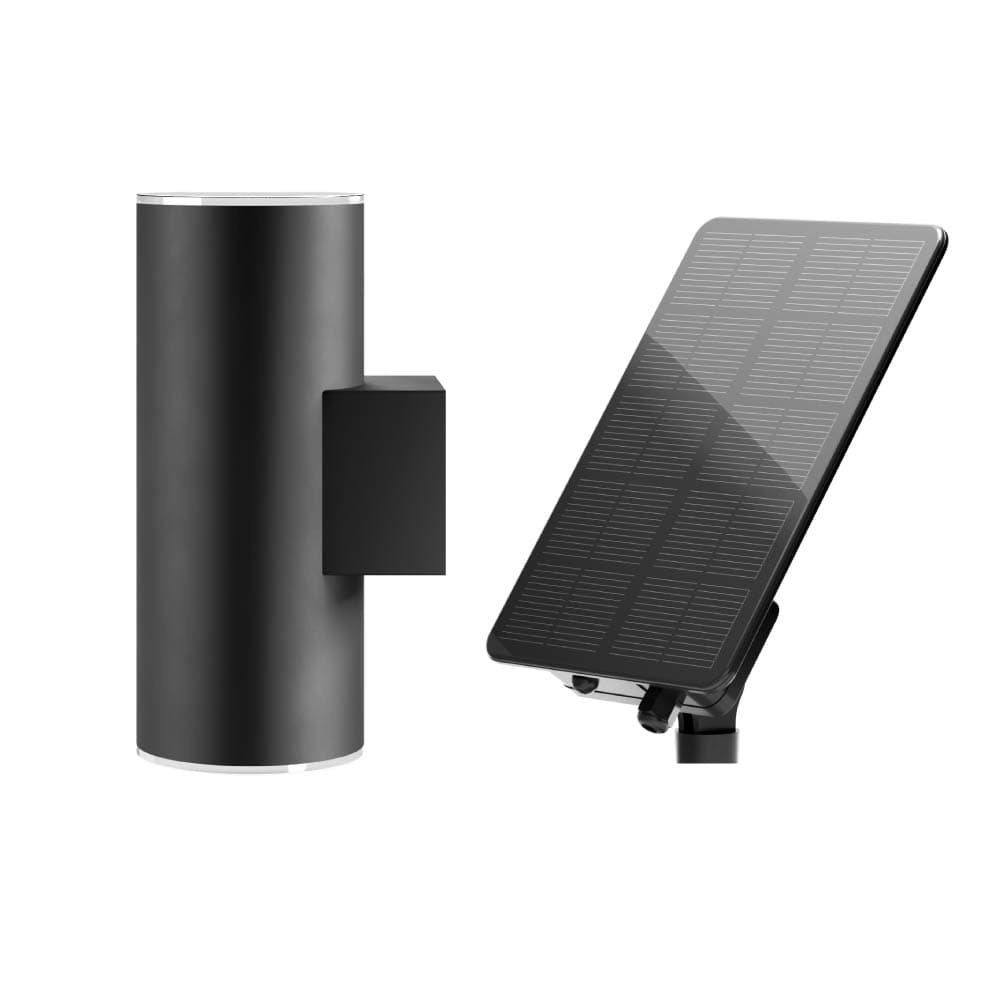 Chester Up & Down Solar Wall Light - Anthracite Edition supporting image 1