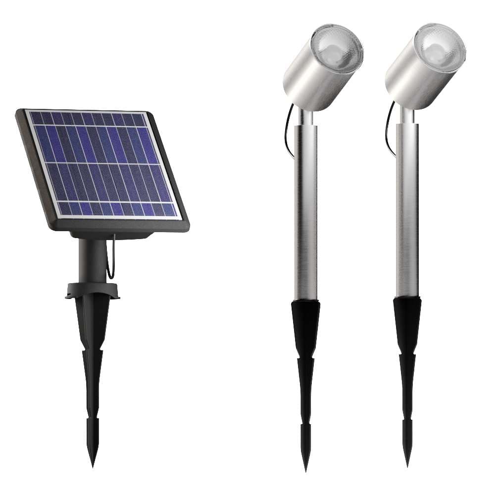 Apollo DualWhite Solar Spotlights (Set Of 2) key features
