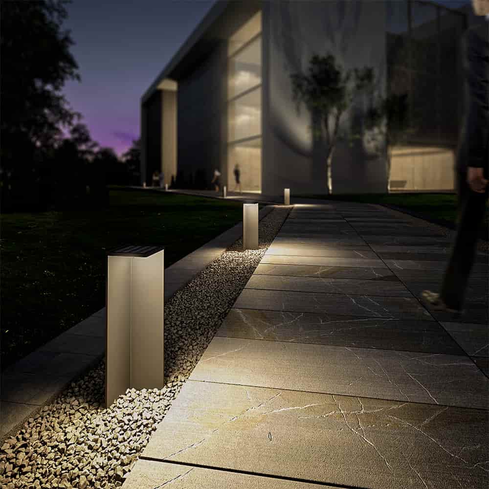 Anthralight Solar Bollard Light dimensions