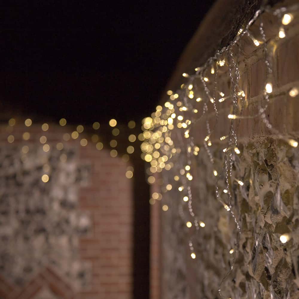Lumify USB Solar Christmas Icicle Lights - 100 LEDs dimensions