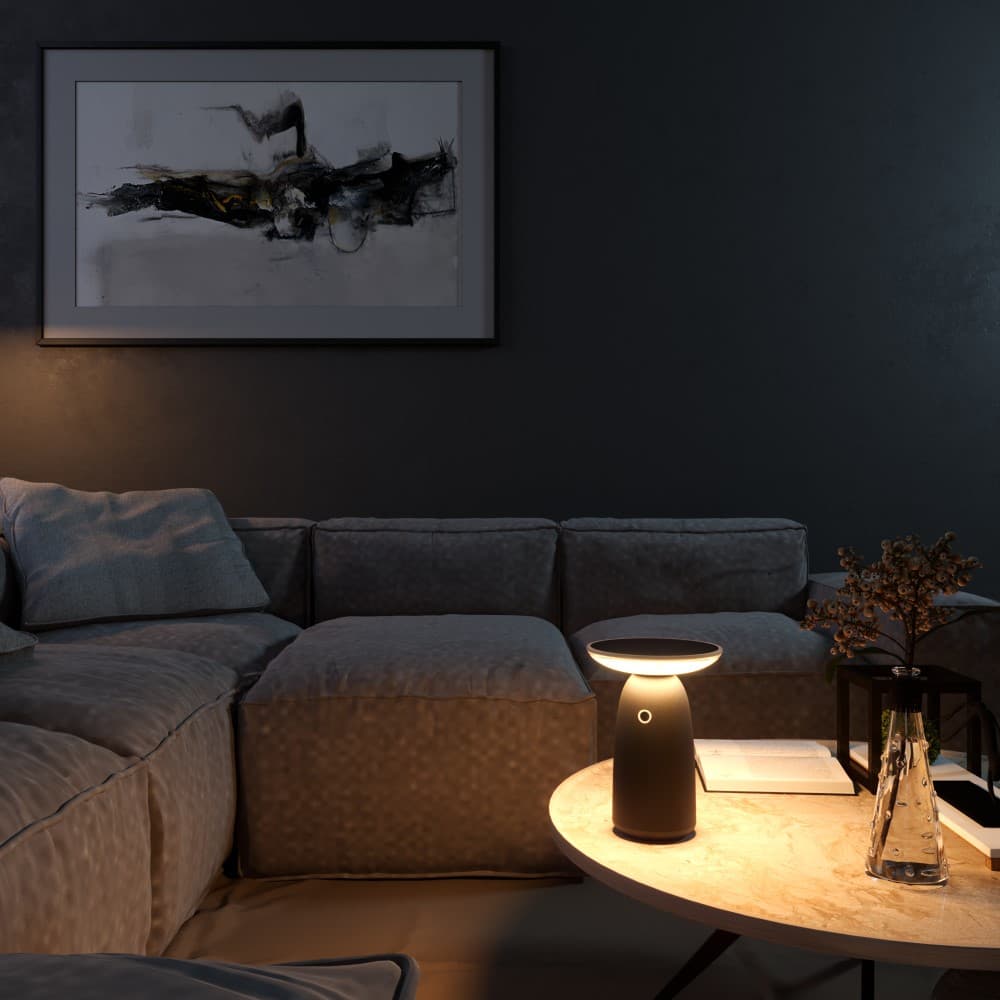 Lancaster Solar USB Camping Table Lamp - Black supporting image 2