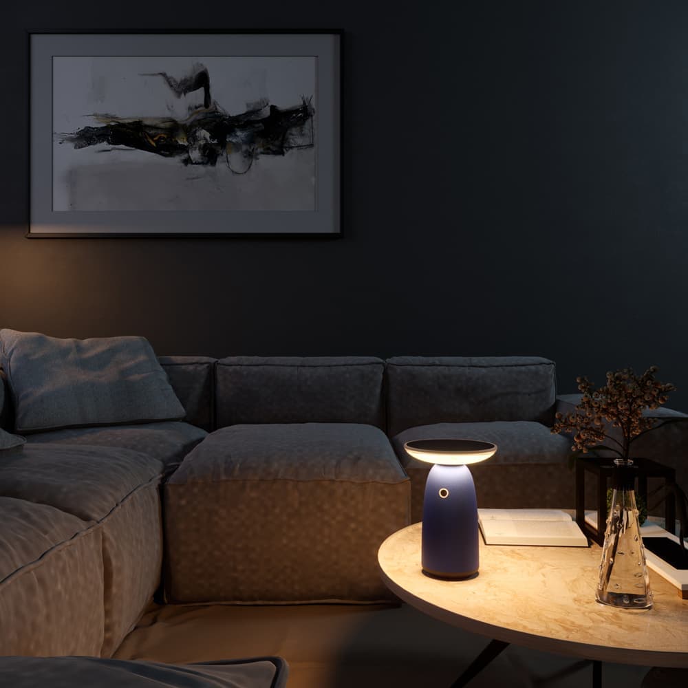 Lancaster Solar USB Camping Table Lamp - Blue supporting image 2