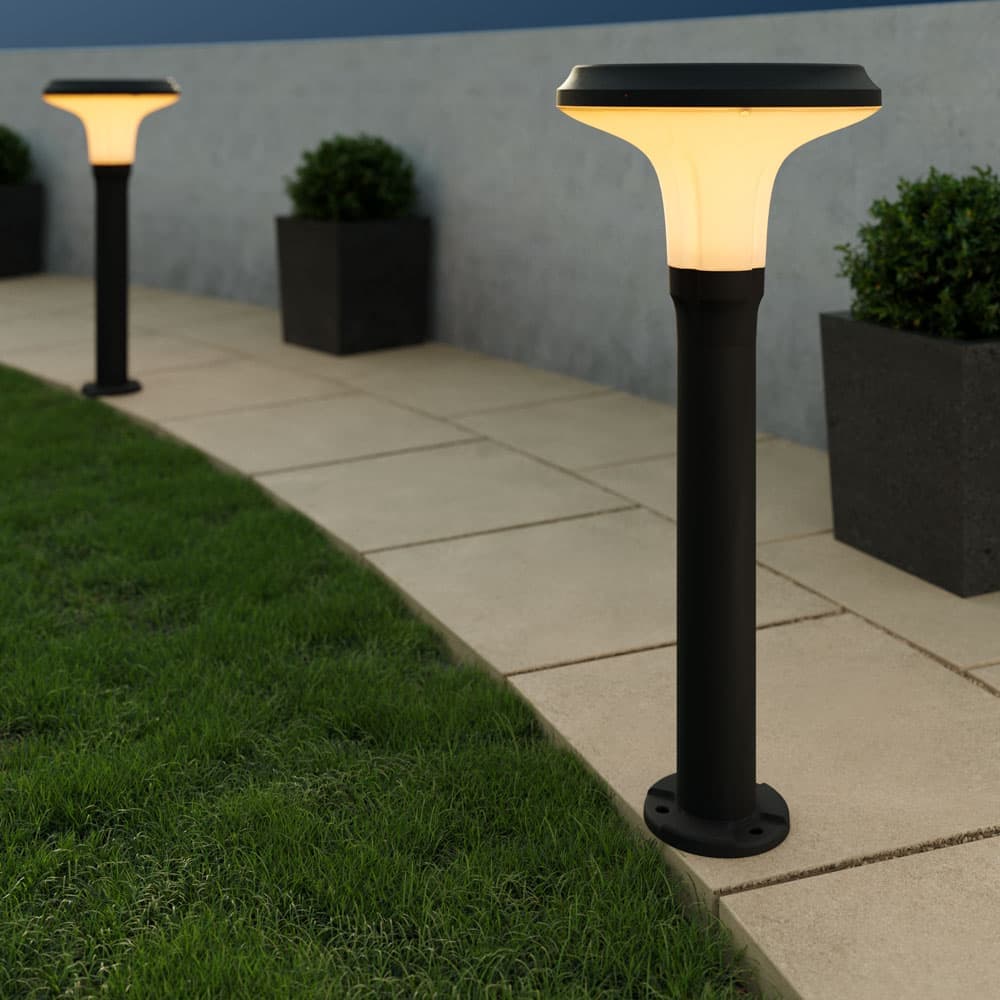 Brampton Solar Bollard Light supporting image 1