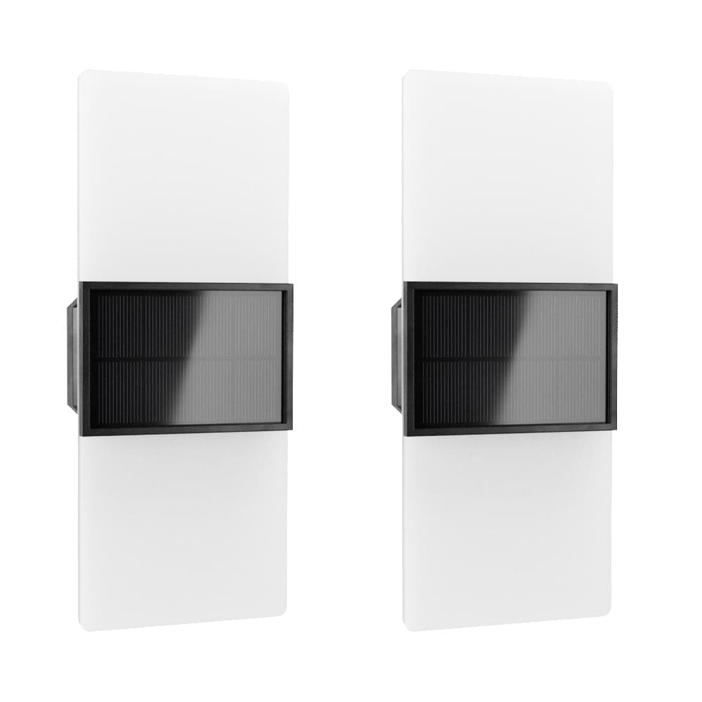 Gemini Solar Wall Lights (Set Of 2) supporting image 1