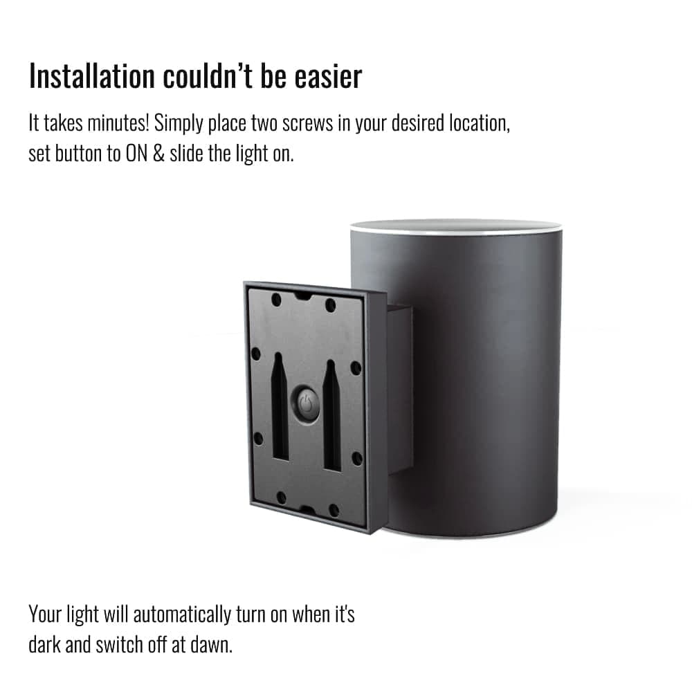 Grantham Up & Down Solar Wall Light key features