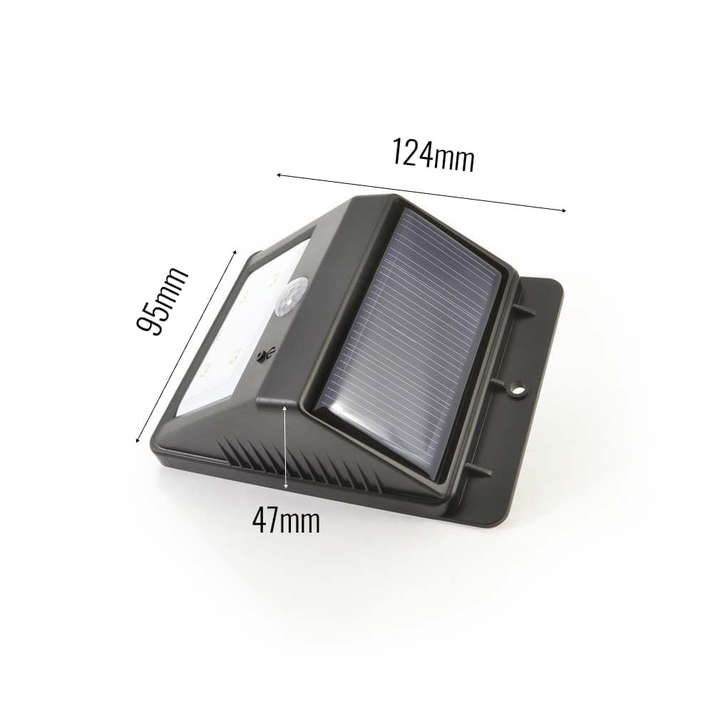 ECO Wedge XT Solar Motion Welcome Light dimensions