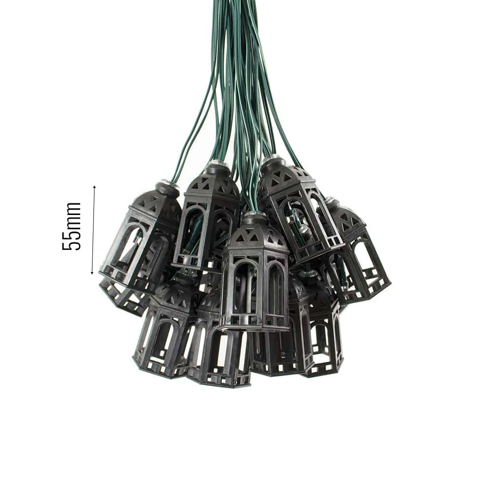 Elan Solar Moroccan Lanterns - 20 LEDs dimensions