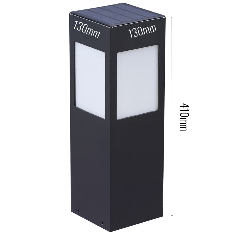 Plymouth Solar Bollard Light dimensions