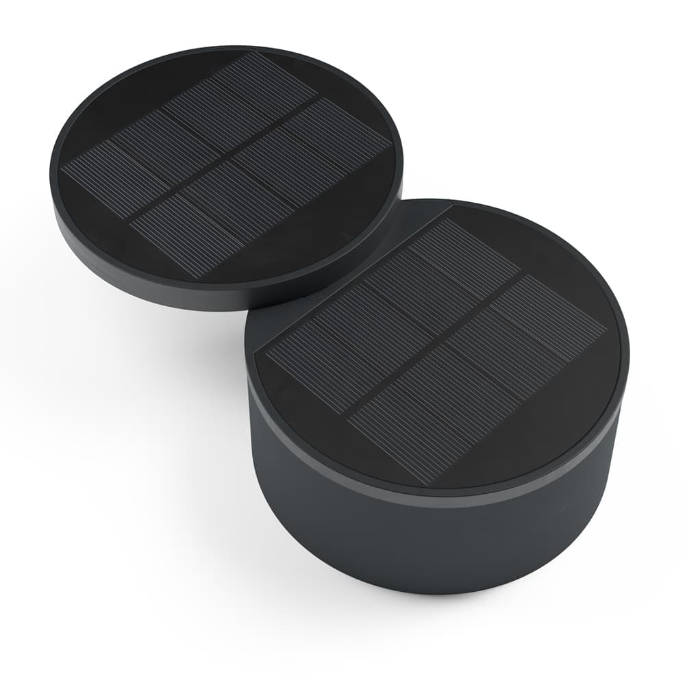 London USB Solar Post Light - Anthracite Edition key features