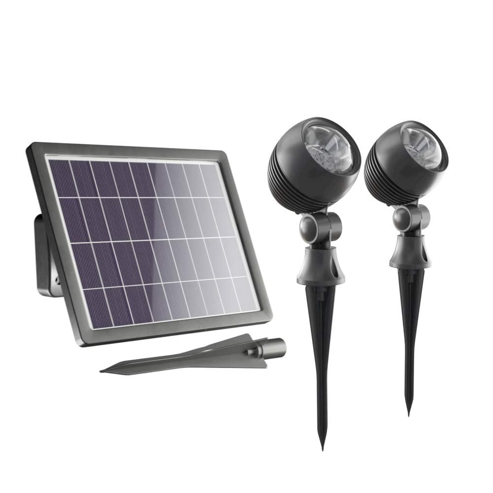 Globe Solar Spotlights (Set Of 2) dimensions