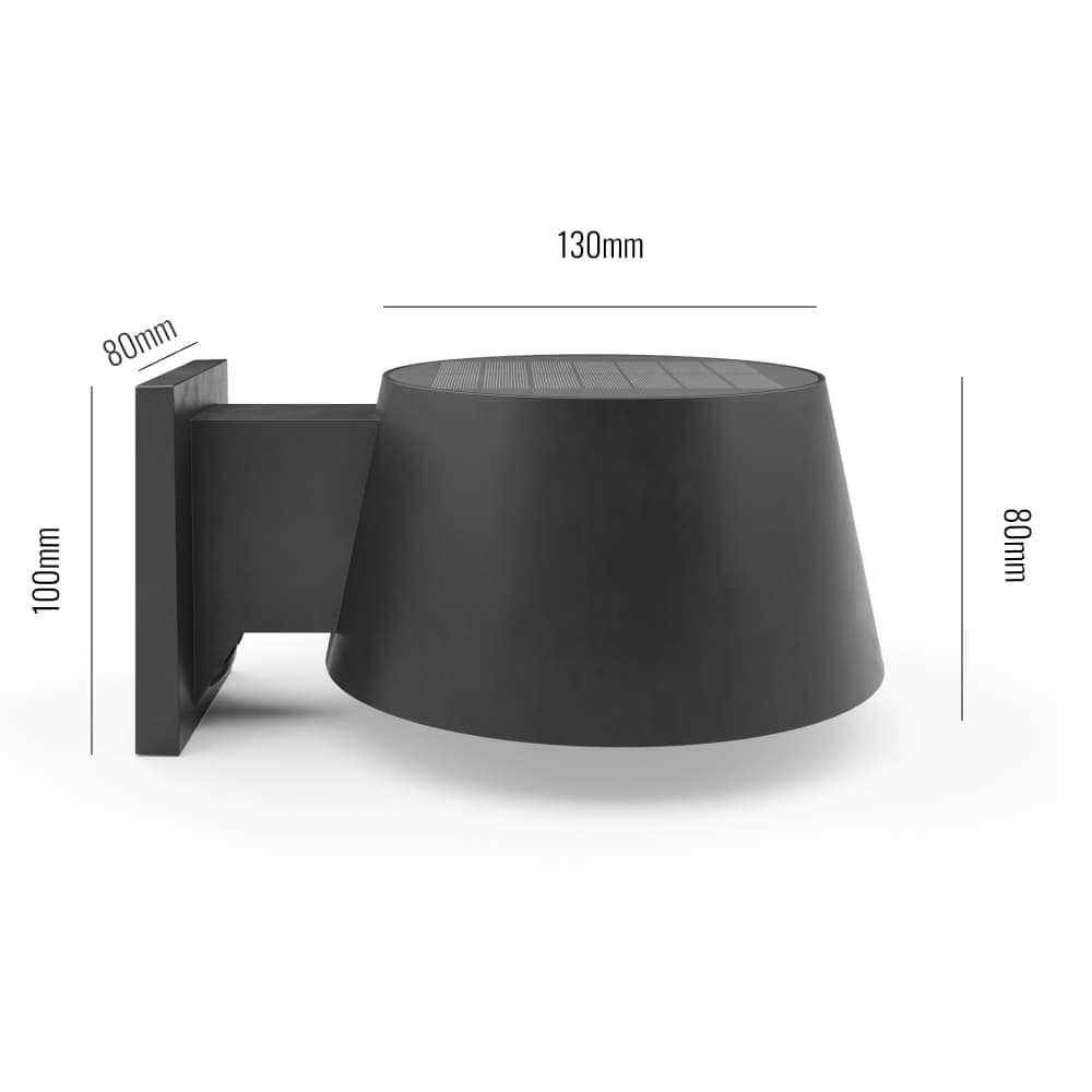 Wendover Solar Motion Down Wall Light key features