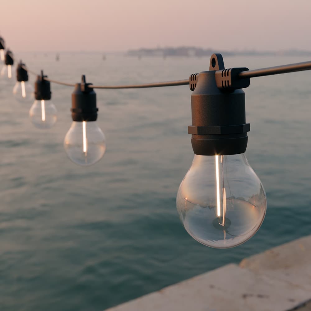Edinburgh USB Solar Festoon Lights (Set Of 10) key features