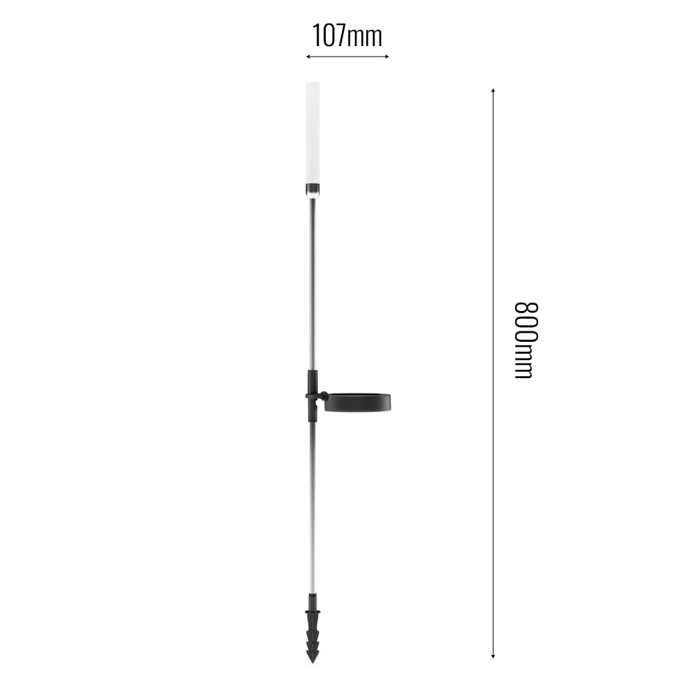 Radlett Solar Reed Light (Set Of 2) dimensions