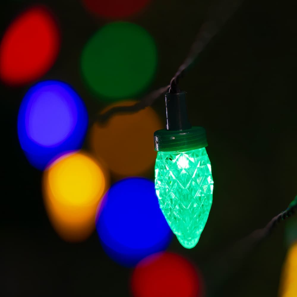Retro USB Solar Bulbs - Set Of 30 - Multicolour dimensions
