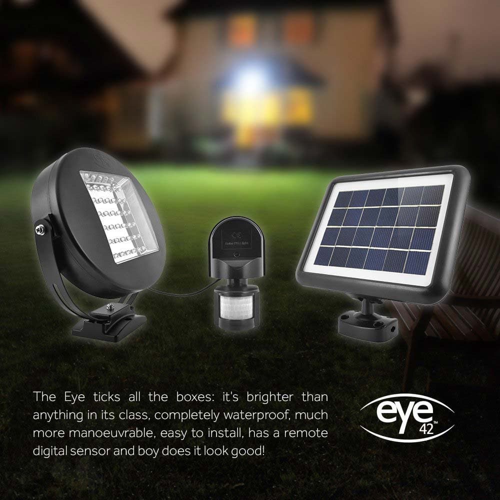Eye Solar Security Light dimensions