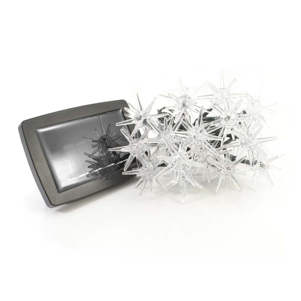 Starburst Solar String Lights White key features